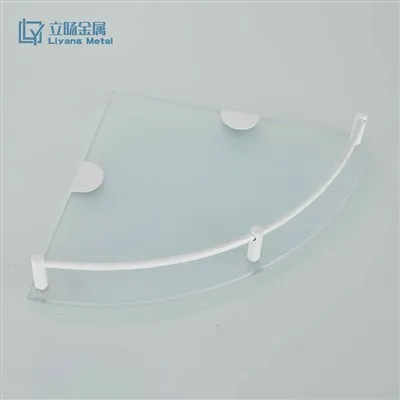 Ράφι μπάνιου από παγωμένο γυαλί